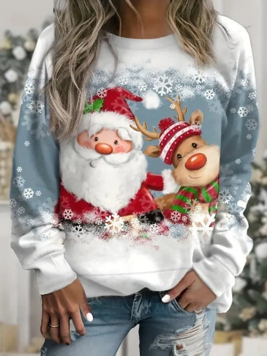 Niña | Jersey mujer estampado navideño