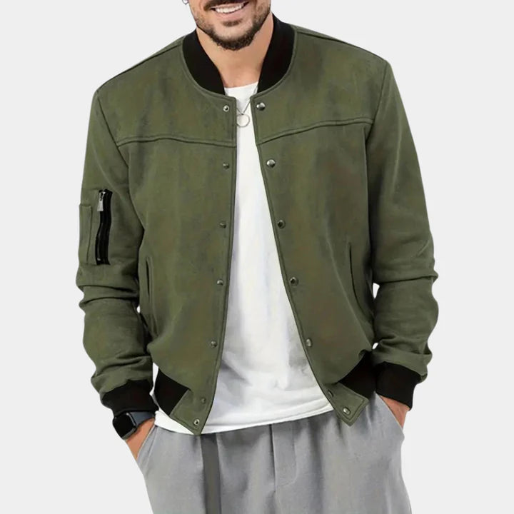 Amacker - Chaqueta bomber elegante para hombre