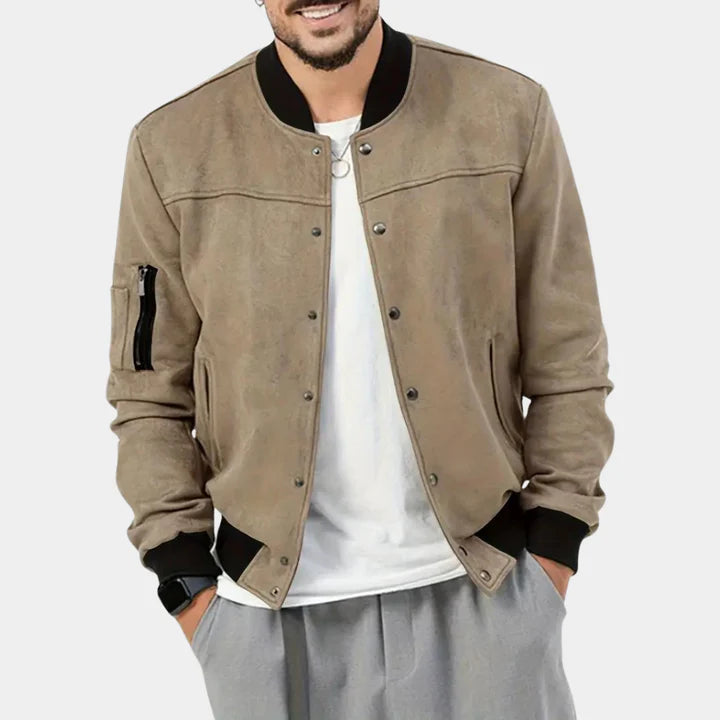 Amacker - Chaqueta bomber elegante para hombre