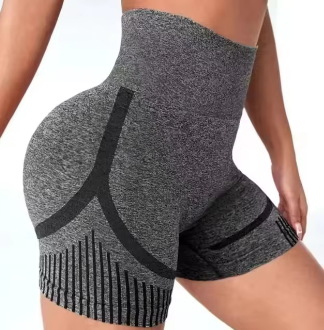 Pantalones cortos de cintura alta para mujer